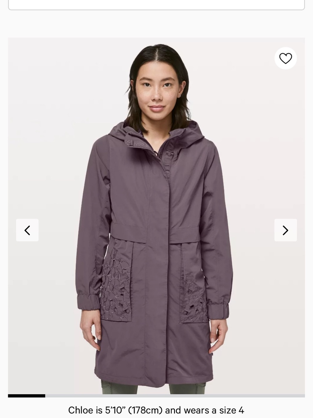 Lululemon graced with lace jacket